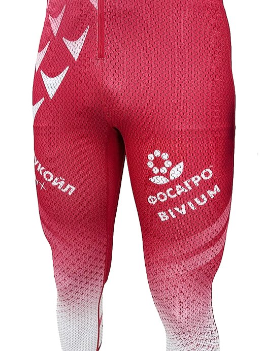 Комбинезон гоночный Bivium ФЛГР Спринт муж. белый_красный