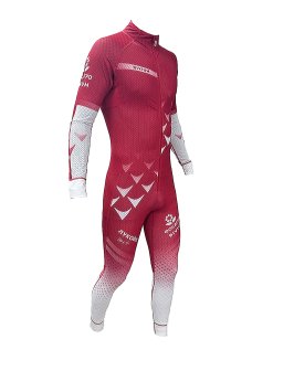 Комбинезон гоночный Bivium ФЛГР Спринт муж. белый_красный