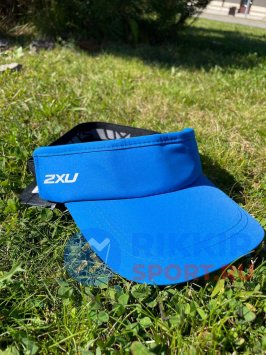 Козырек для бега 2XU комбинированный DIB/BLK Синий/Черный OSFA UQ2399f