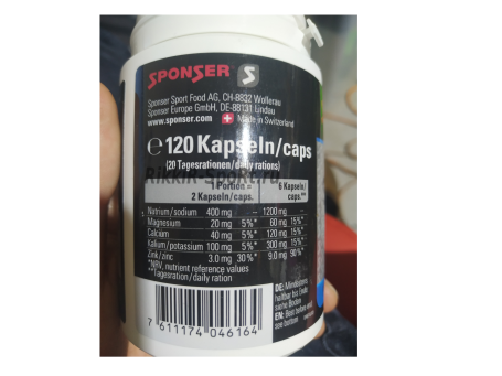 Солевые таблетки / Salt Caps 120cap. SPONSER