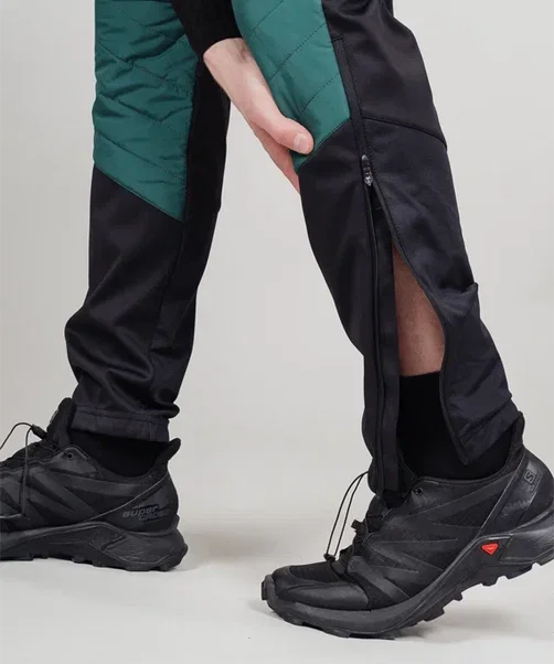 Брюки Nordski Hybrid Warm Alpine Green/Black NSM995420