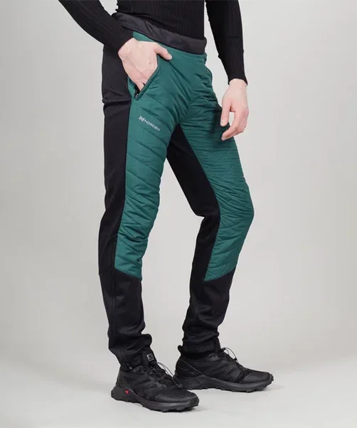 Брюки Nordski Hybrid Warm Alpine Green/Black NSM995420