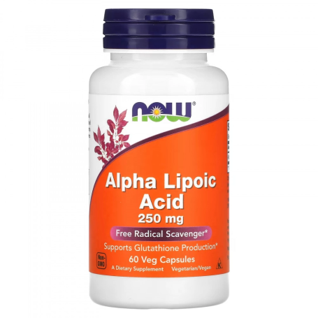 Альфа Липоевая NOW Alpha Lipoic Acid 250 мг 60 капс.