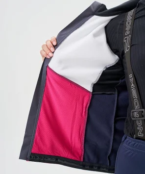 Тренировочная куртка Nordski Advance White/Pink/Blueberry W NSW645384