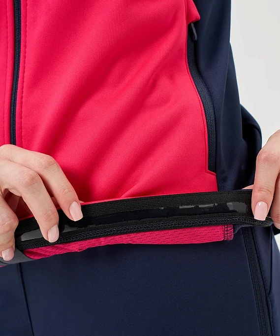 Тренировочная куртка Nordski Advance White/Pink/Blueberry W NSW645384