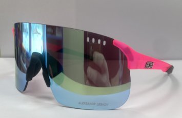 Очки NEON LEGKOV SKY AIR crystal pink mirror white (2 линзы)