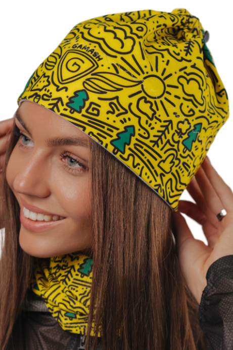 Шапочка outdoor Gamash с отверстием хвоста (Doodle Moodle), S в Мурманске