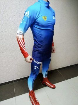 ГОНОЧНЫЙ КОСТЮМ РОССИЯ "триколор" 2020