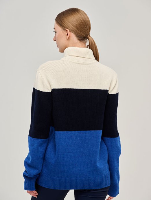 Свитер DE Ski белый/синий