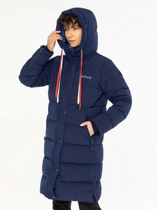 Пальто пуховое Dachstein Team жен. MX314240/72107 синий/олимп. синий