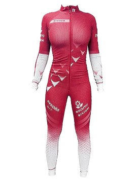 Комбинезон гоночный Bivium ФЛГР Спринт жен. белый_красный