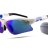 Очки NONAME Wolf Racing Glases White/Blue 2000579