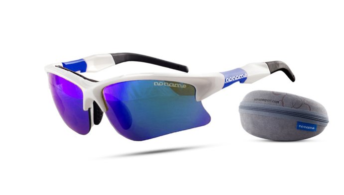 Очки NONAME Wolf Racing Glases White/Blue 2000579