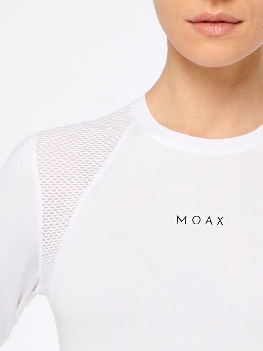 Лонгслив Moax Run lite жен. MX114320/00000 белый