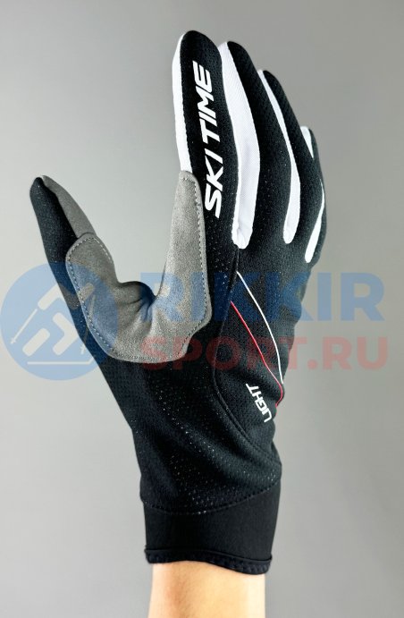 Перчатки SKI TIME Race 1.0 Race 1 Black/White G23061 черно-белый