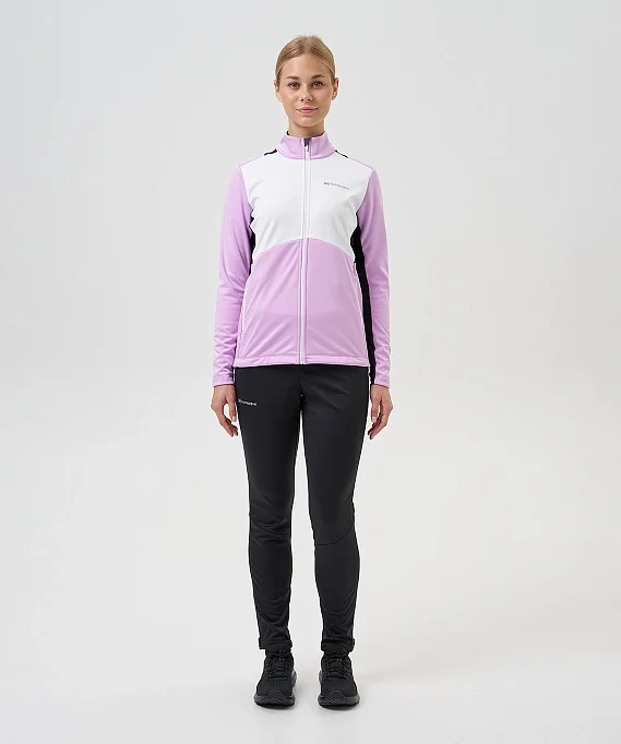 Тренировочная куртка Nordski Advance White/Orchid/Black W NSW645389