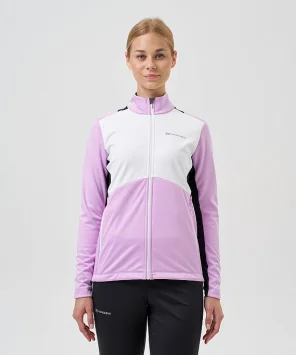 Тренировочная куртка Nordski Advance White/Orchid/Black W NSW645389