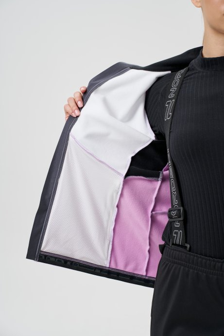 Тренировочная куртка Nordski Advance White/Orchid/Black W NSW645389