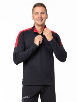 Термокофта MOAX на молнии 1/2 Uhta муж. MX2361/10000 чёрный