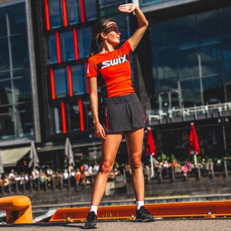 Шорты SWIX Carbon жен темно-серый 32656/12400