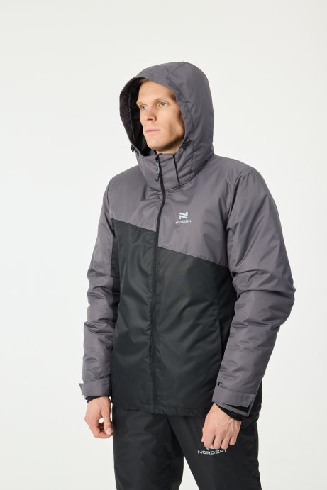 Утепленная куртка Nordski Active Grey/Black NSM346202