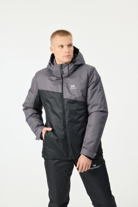 Утепленная куртка Nordski Active Grey/Black NSM346202
