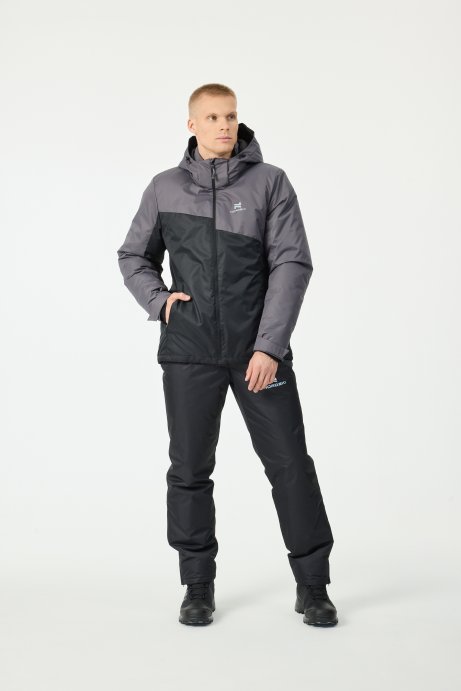 Утепленная куртка Nordski Active Grey/Black NSM346202