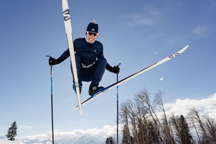 Костюм тренировочный Nordski Pro Blue/Pearl Blue NSM566019/NSM520125 в Твери