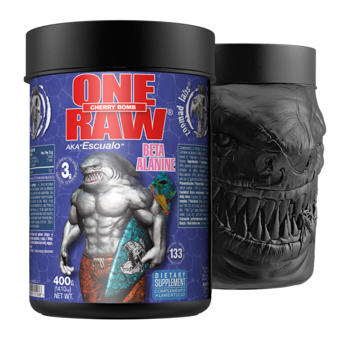 Бета Аланин One Raw Beta Alanine Zoomad Labs 400гр. (Вишневая бомба) в Твери