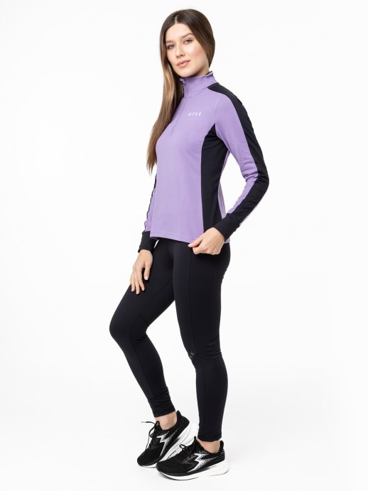 Термокофта MOAX на молнии 1/2 Uhta жен. MX2362/80510 лаванда