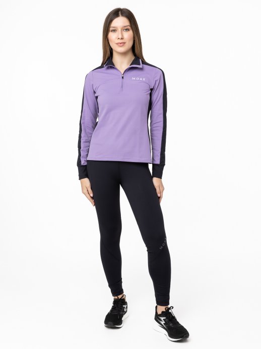 Термокофта MOAX на молнии 1/2 Uhta жен. MX2362/80510 лаванда