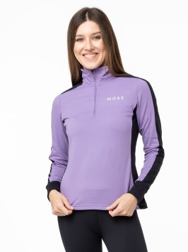 Термокофта MOAX на молнии 1/2 Uhta жен. MX2362/80510 лаванда