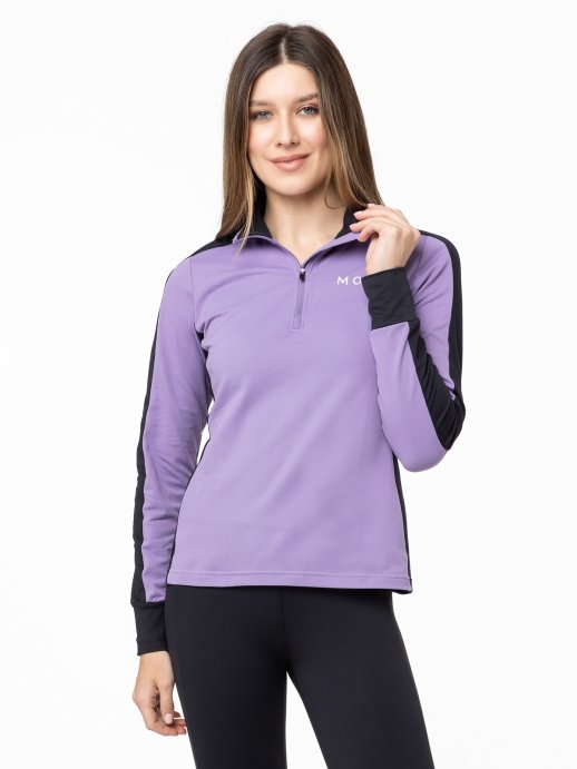 Термокофта MOAX на молнии 1/2 Uhta жен. MX2362/80510 лаванда