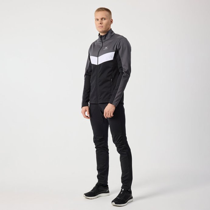 Костюм разминочный Nordski Base Grey/Black NSM815202 в Мурманске