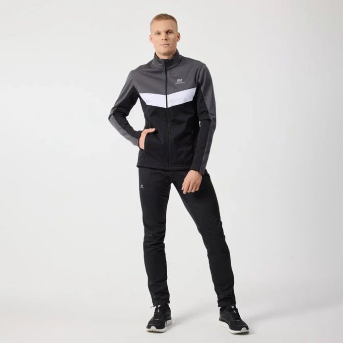 Костюм разминочный Nordski Base Grey/Black NSM815202 в Мурманске