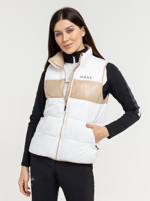 Жилет утепл. MOAX Igora жен. MX414210/02300 песочный