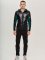 Костюм тренировочный DE Сургут черный/зеленый