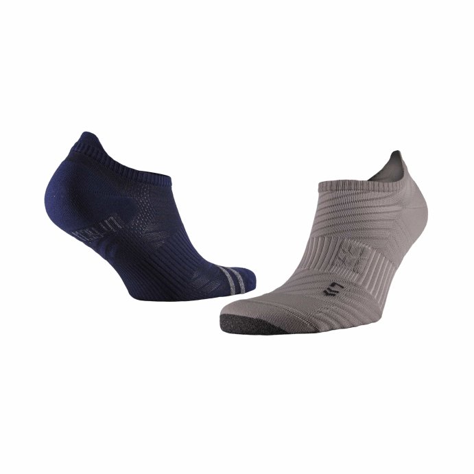 Носки спортивные Moretan MULTISPORT LOW (2 ПАРЫ: темно-синие+серые)