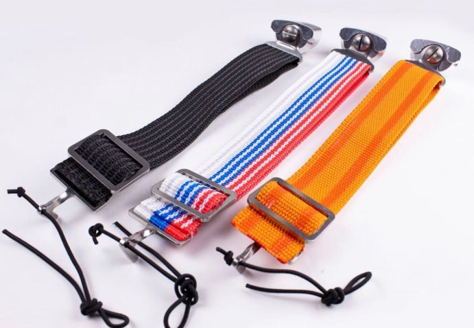 Антабочный ремень + антабка триколор (металическая антабка)