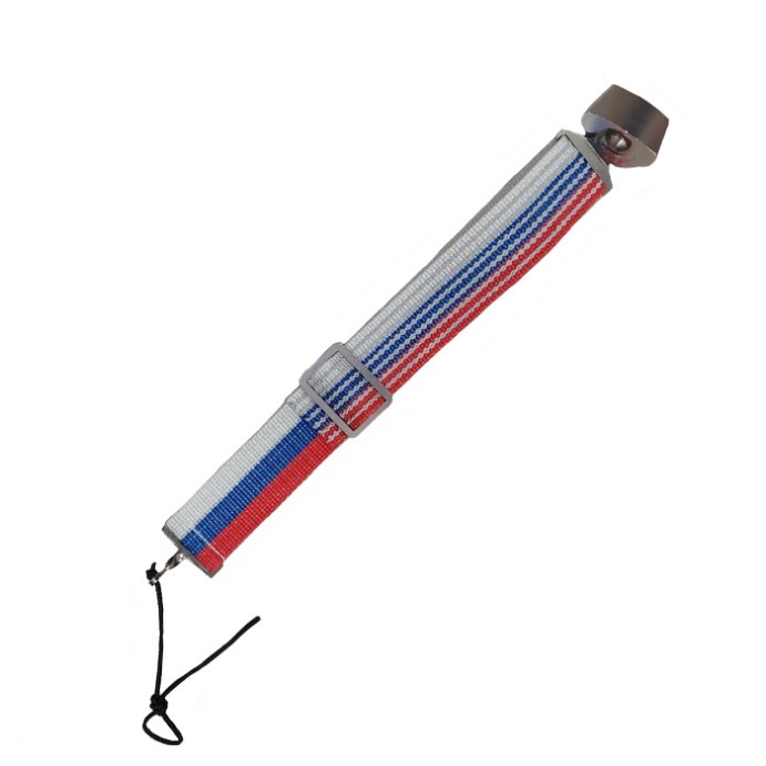 Антабочный ремень + антабка триколор (металическая антабка)