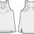 Майка KV+ ARENA running top woman,white\grey 23SW02.0