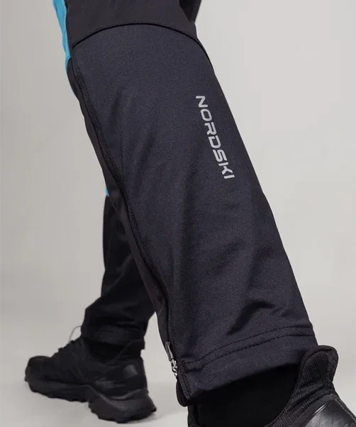 Брюки Nordski Hybrid Warm Light Blue/Black NSM995284