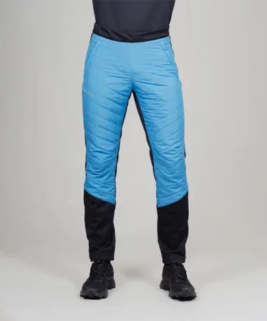 Брюки Nordski Hybrid Warm Light Blue/Black NSM995284