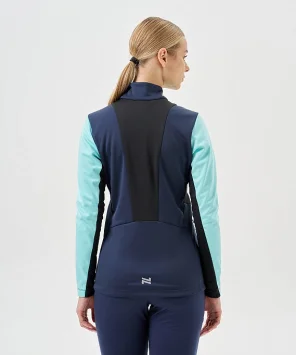 Тренировочная куртка Nordski Advance Mint/Blueberry W NSW645531