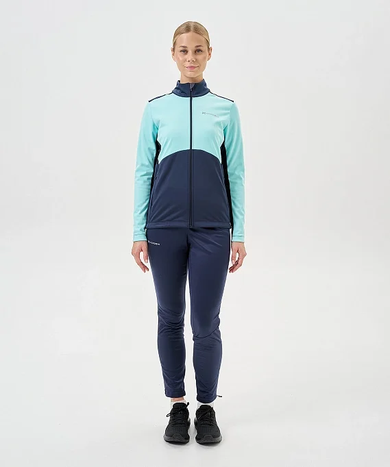 Тренировочная куртка Nordski Advance Mint/Blueberry W NSW645531