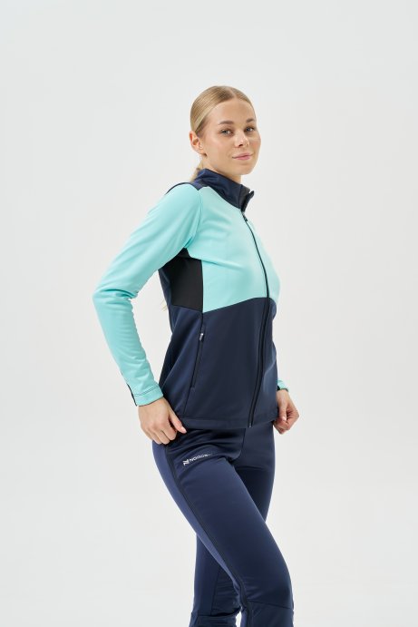 Тренировочная куртка Nordski Advance Mint/Blueberry W NSW645531