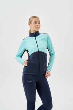 Тренировочная куртка Nordski Advance Mint/Blueberry W NSW645531