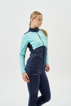 Тренировочная куртка Nordski Advance Mint/Blueberry W NSW645531