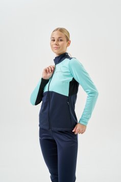 Тренировочная куртка Nordski Advance Mint/Blueberry W NSW645531