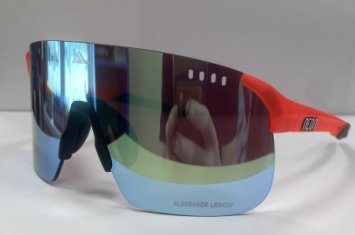 Очки NEON LEGKOV SKY AIR crystal red mirror white (2 линзы)